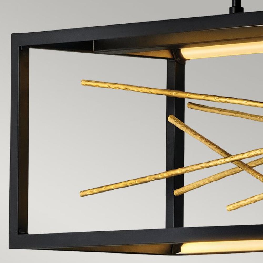 lampa vilagitas fuggesztett keretes fekete arany femagak modern csillogas led.jpg